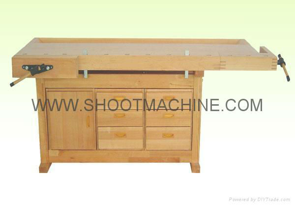 Wooden Workbench KL718-36 with Installation Size 210X78X81.5CM and Packing Size 216X67X25CM
