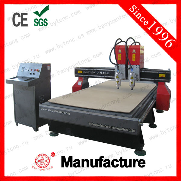 Woodworking cnc router/cnc router price for red wood, furniture, and 3d relief BMG-1325-2