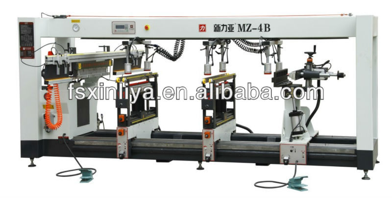 Woodworking Digital display Four-row Drill