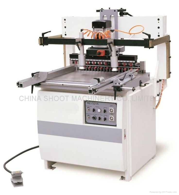 Woodworking Double Rows Multi Boring Machine MZ7221A with 42pcs drilling shafts