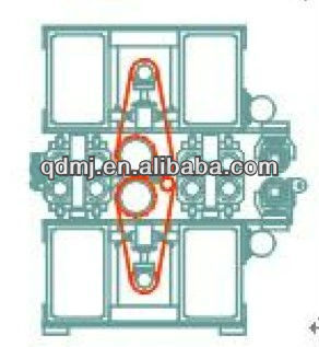 woodworking double sides two heads wide belt sander machine