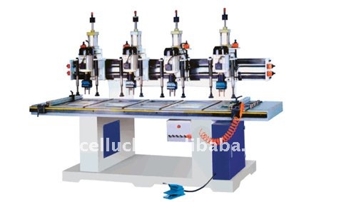 Woodworking hinge boring machine