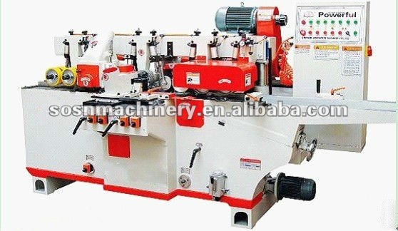 woodworking machine solid wood 4 sided wood planer