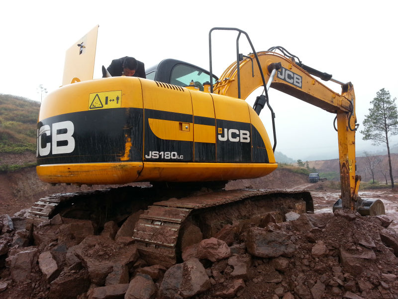 Working site excavator equipment JS180LC for sale