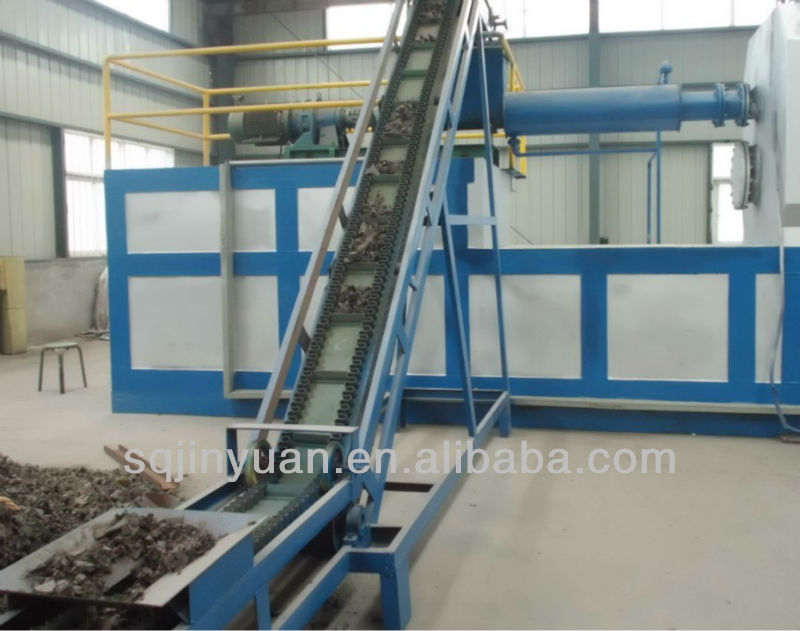 World advanced! Fully continuous waste tire/ plastic recycling plant