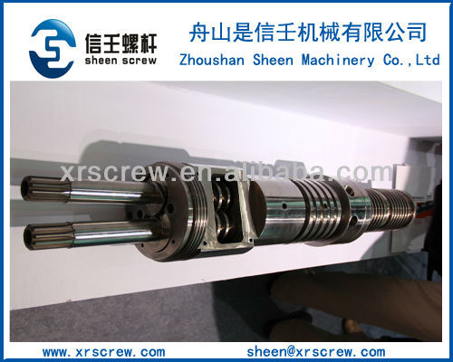 WPC conical twin screw barrel from zhoushan