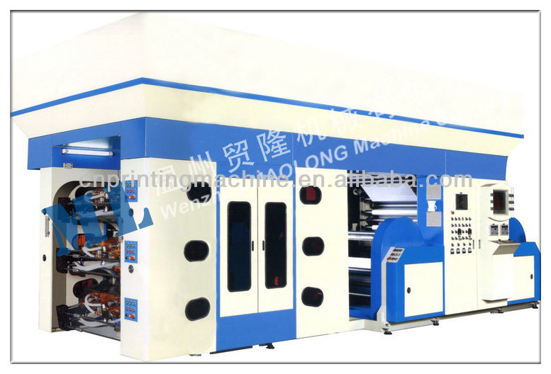 WQC 8 color flexodraphic printing machine