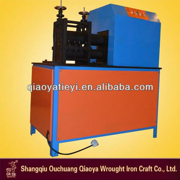 wrought iron fishtail forming machine