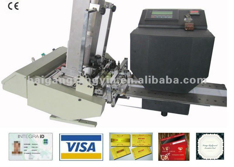 WT-33C Micropoise Plastic Card Hot Stamping Machine
