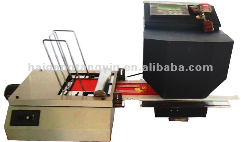 WT-33C PLC Controled Auto Security Cards Hot Stamping Machine