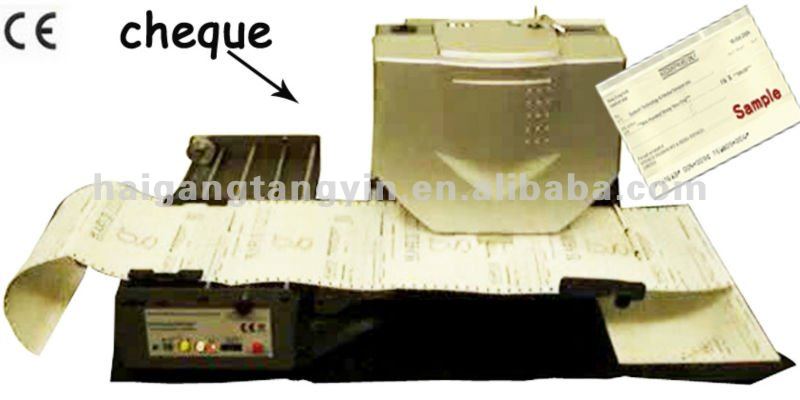 WT-33E Automatically Hologram Cheque Printing Machine