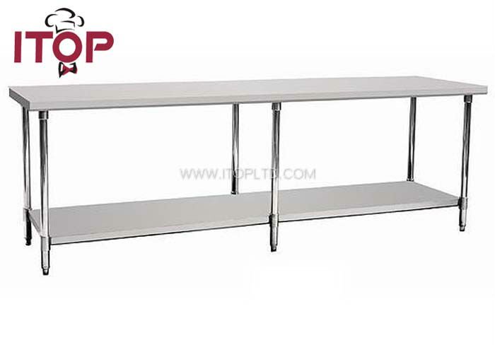 WT-W22 long Worktable With Under Shelf