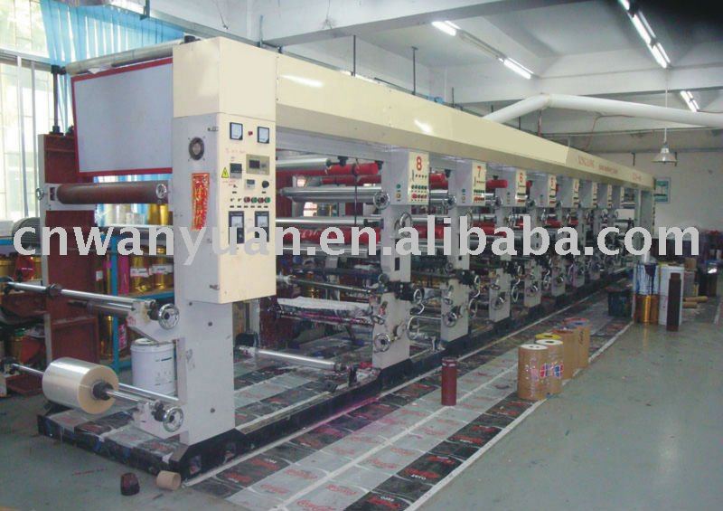 WY high speed rotogravure printing machine