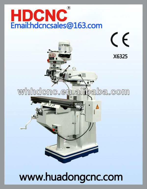 X6325 Universal Turret 3HP Milling Machine