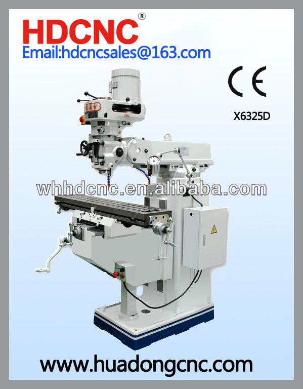 X6325C/D Universal Turret 5HP Milling Machine