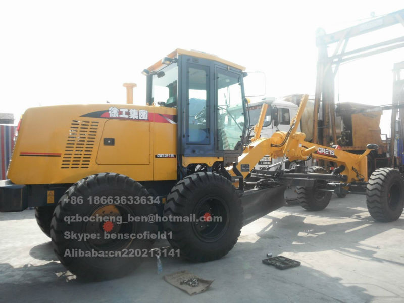 XCMG 215HP second hand motor grader earthmoving for sale