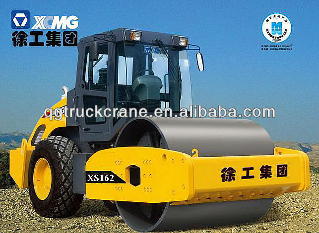 XCMG New Hydraulic single drum vibratory 16 tons road roller XS162