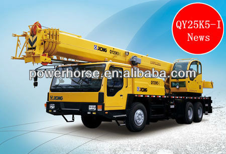 XCMG QY25K5-I Mobile truck cranes Base boom10.4m truck cranes,25t rated total lifting capacity truck cranes