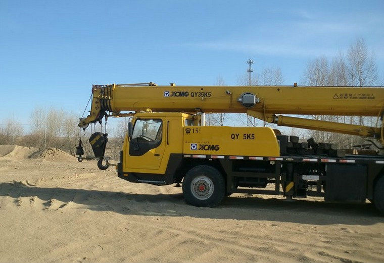 XCMG used 35 ton mobile crane QY35k 2010 year!