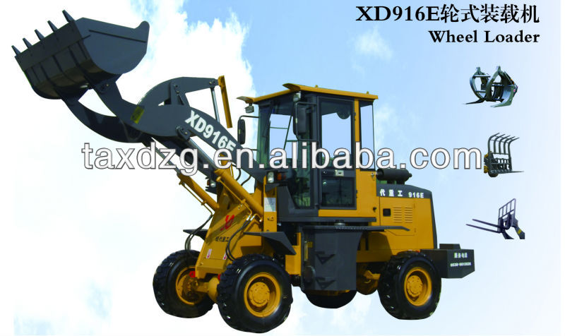 XD916E 1.4 ton,0.7cbm small payloader