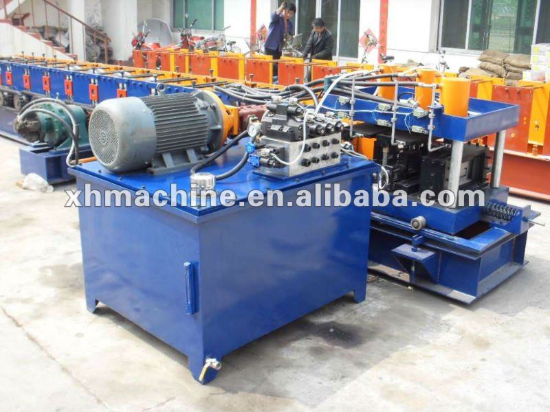 XH80-300 hydraulic cutting system c purline cnc roll forming machine