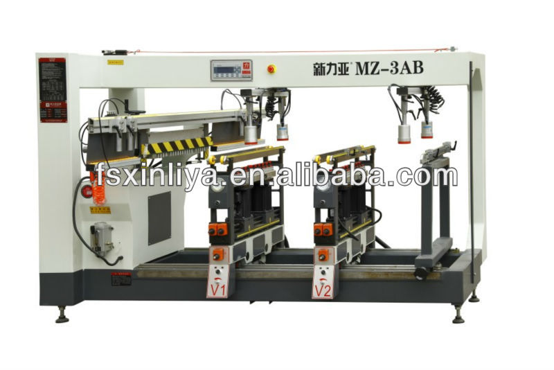 Xin liya woodworking double motors three-row drill