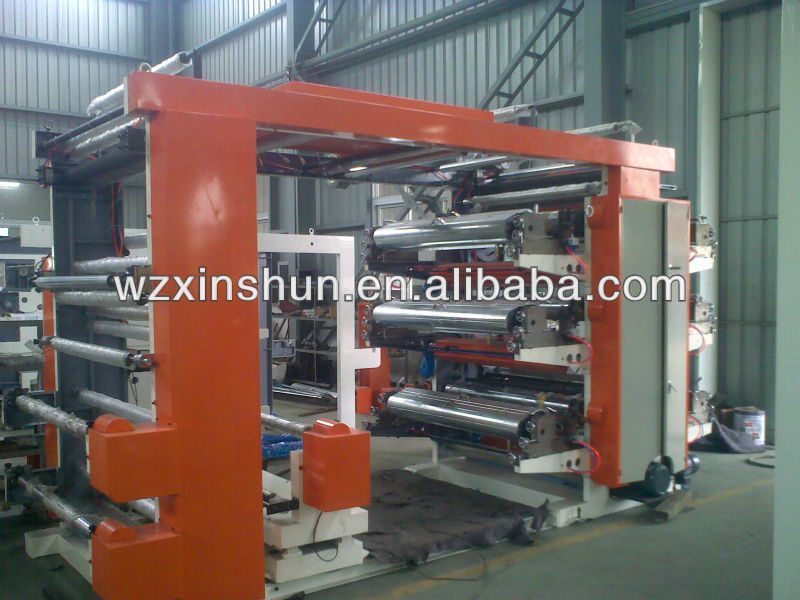 Xinshun 6 Colors Stack Flexographic Printing Machinery