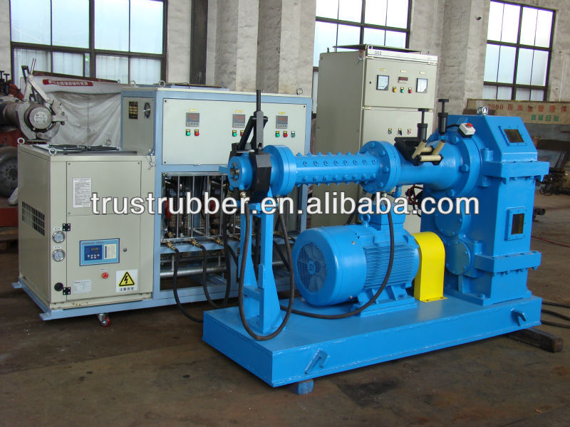 XJD45,60...200 Rubber MCT cold feed extruder machine