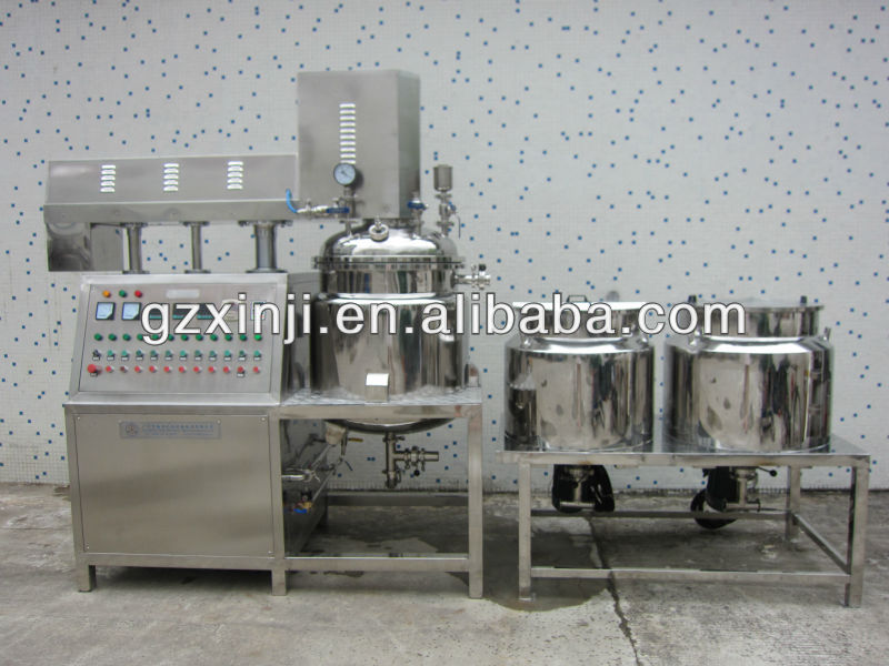 XJR-X 100L Bottom Homogenizing Vacuum ointment vacuum emulsifying mixer