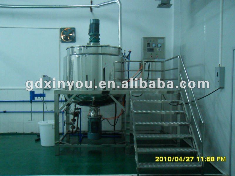 XY-C-1T liquid washing mixing tank shampoo making machine (CE approval)