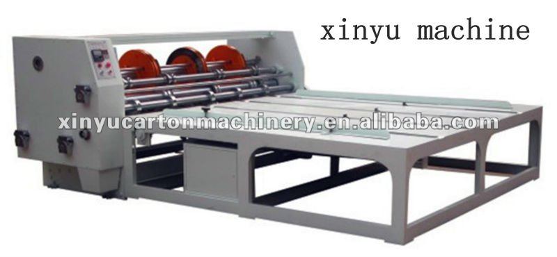 XY-J automatic 3000mm 3 color water ink printing slotting die-cutting machine