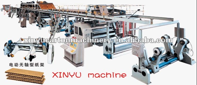 XY lowest price automatic complete cardboard production line