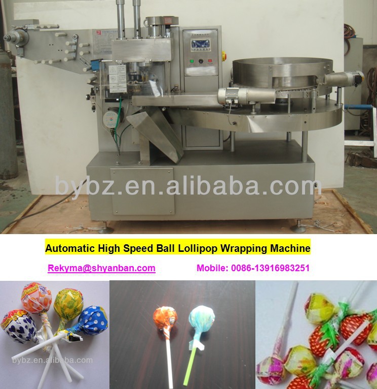 YB-350 High Speed Automatic Lollipop Wrapping Machine / 0086-13916983251