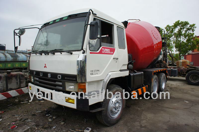 YEN TA : fuso concrete mixer truck - (TX-575) - used concrete mixer truck with pump