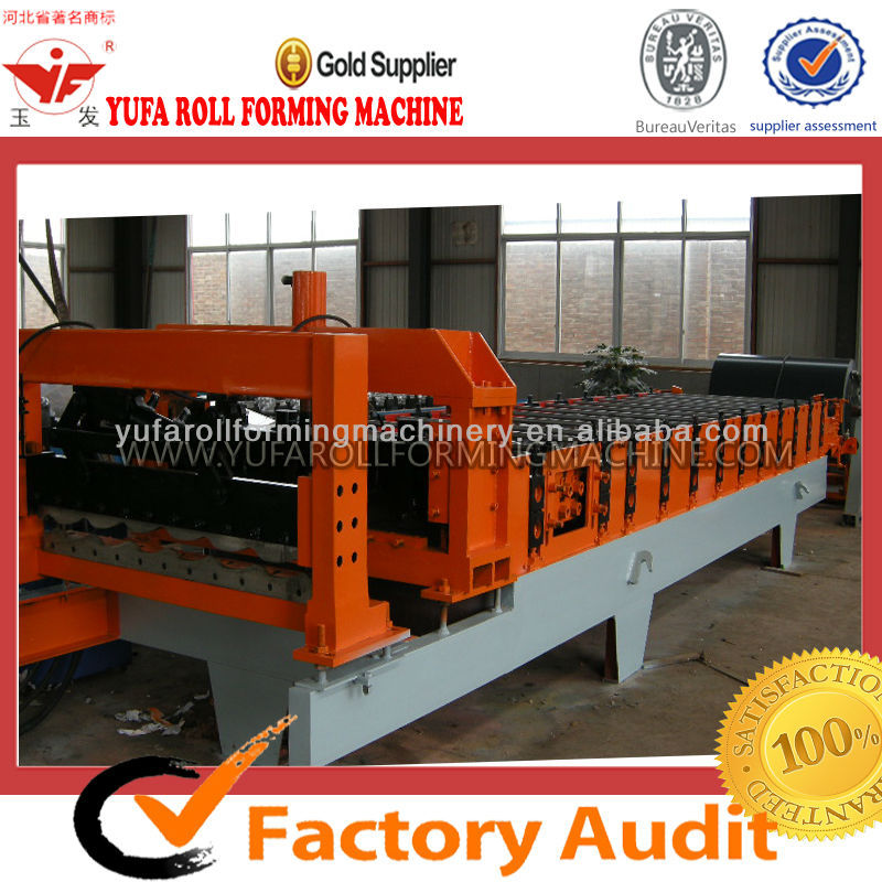 YF24-183-1100 Glazed Tile Forming Machine For Steel Stepped Roofing Sheet