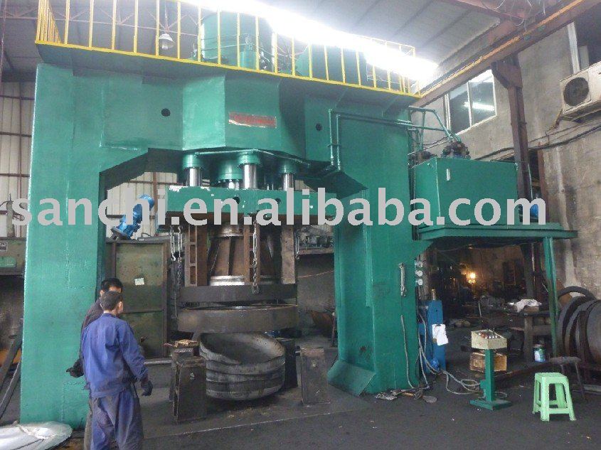 YF65 dished end forming hydraulic press