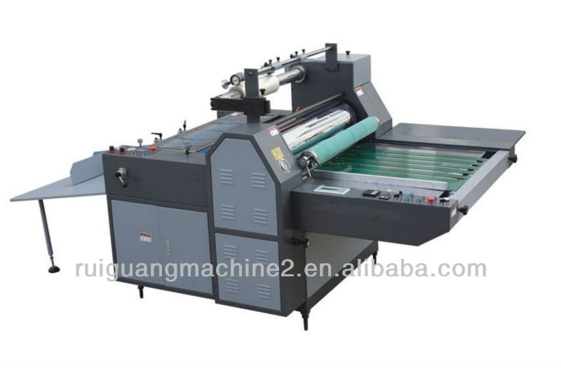 YFMB-720B/920B/1200B SEMI-AUTO GLUE-LESS AND THERMAL FILM LAMINATING MACHINE (PNEUMATIC DIVIDING)