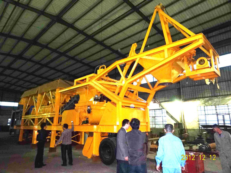 YHZS-50 Super Mobile Concrete Batching Plant