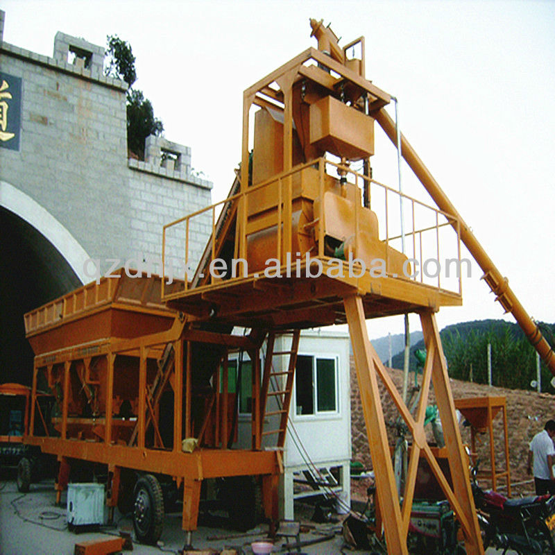 YHZS35 concrete mixer ,35m3 /h mobile concrete mixing plant