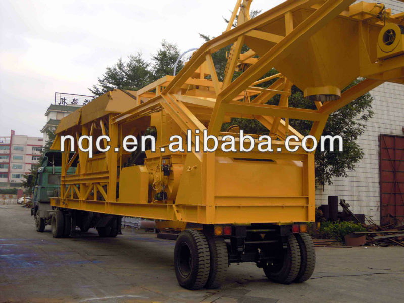 YHZS35 Mobile Concrete Batching Plant (35m3/h)