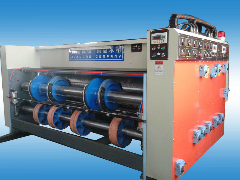 YMK-DSeries of corrugated paperboard flexo ink printing die-cutting and grooving machine