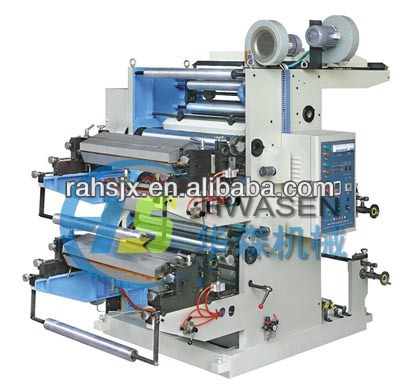 YT-2600 Two Colors Plastic film roll flexographic Printing Machine