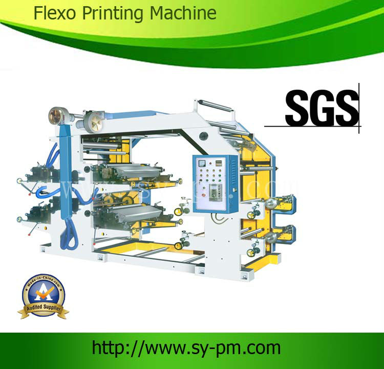 (YT-41000) 4 colours Full automatic Flexo printing machine for plastic bags