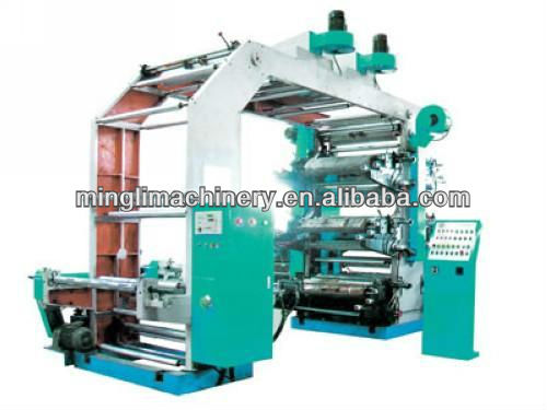 YTB 1000mm Four Colors High Speed Flexographic Printing Machine