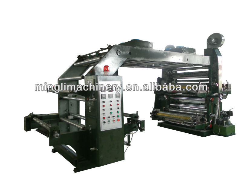 YTB 800mm Four Colors High Speed Flexo Printing Machine