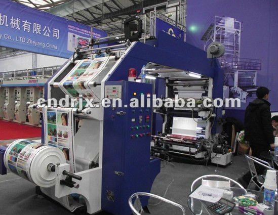 YTB61000 automatic roll rewind and pneumatic unwinding high speed paper flexographic printing machine