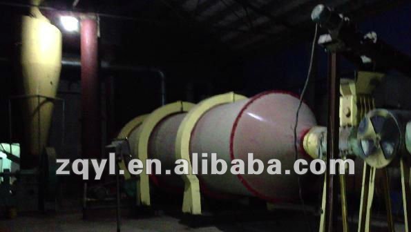 Yulong sawdust drum dryer installed in Qingdao