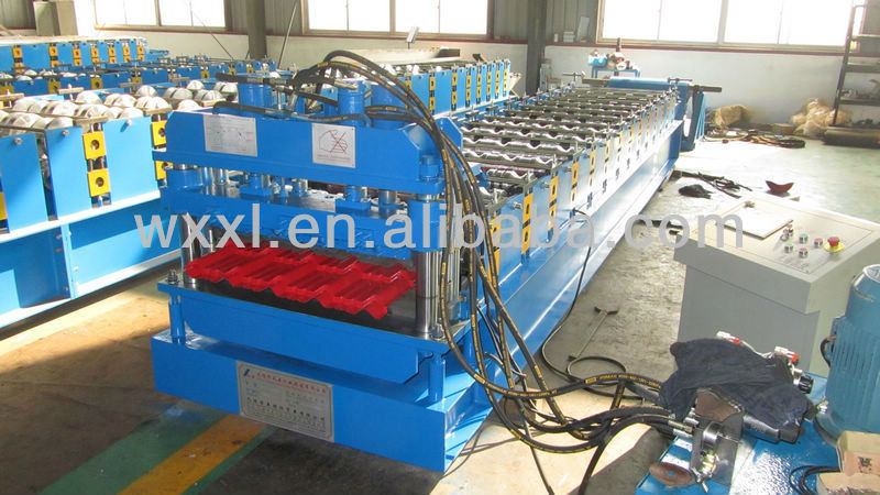 YX25-202.5-810 GLAZED TILE ROLL FORMING MACHINE