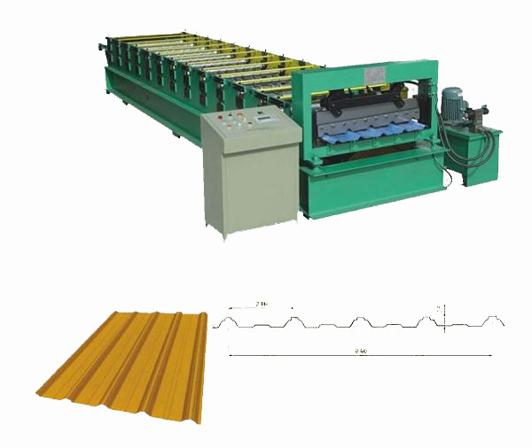 YX25-210-840B Roof Panel Roll Forming Machine