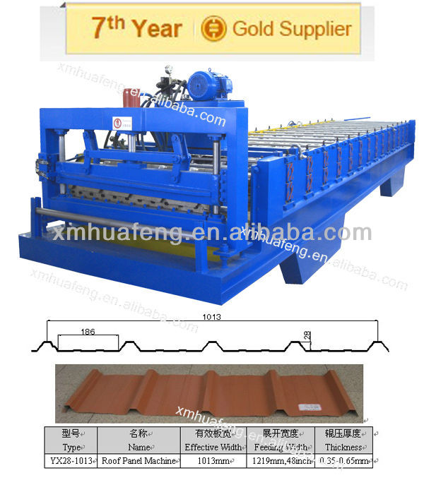 YX28-1013 Roof Color Roll Forming Machine